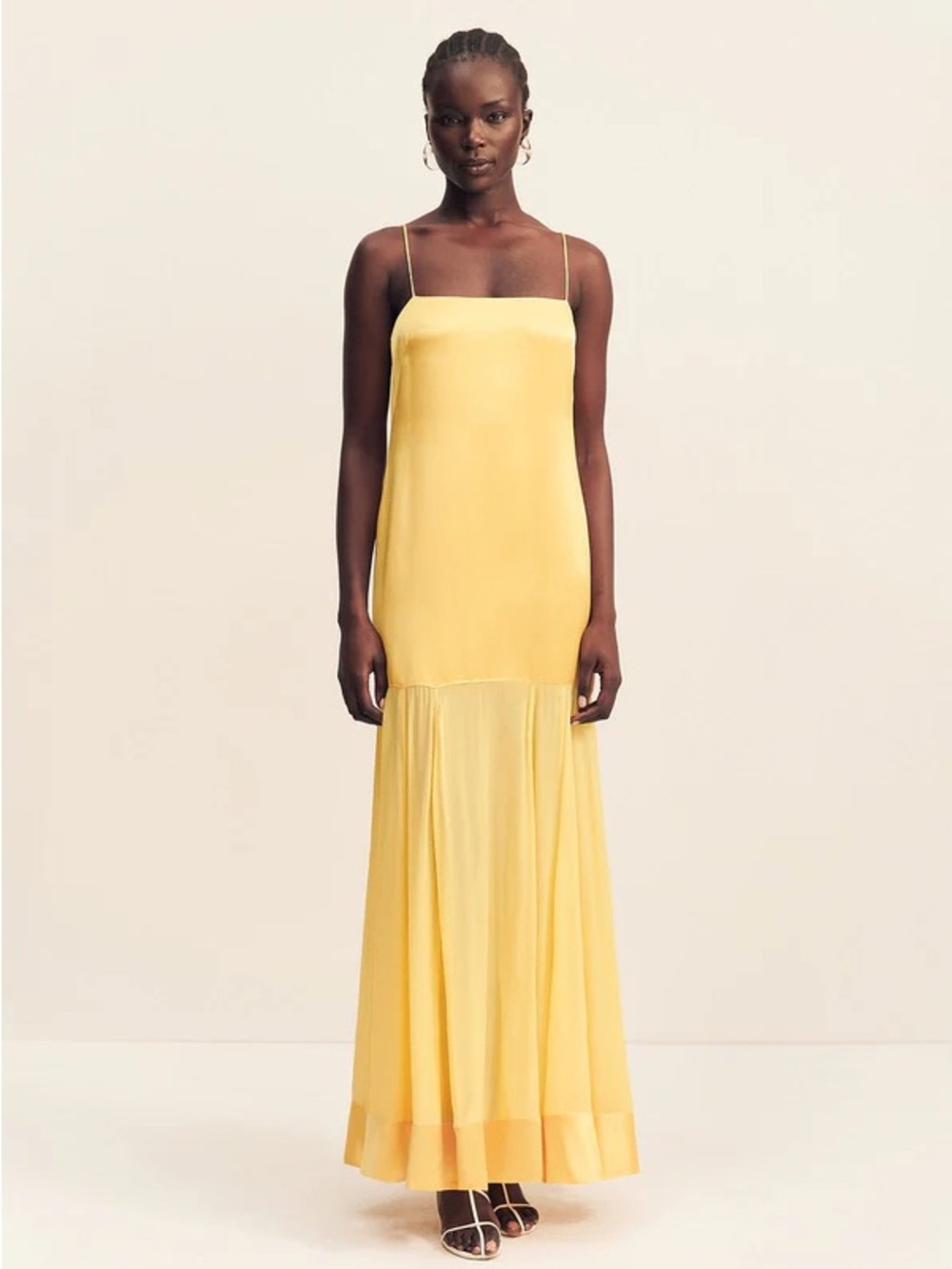 Shona Joy Moraya Dropped Waist Maxi Dress - Soleil